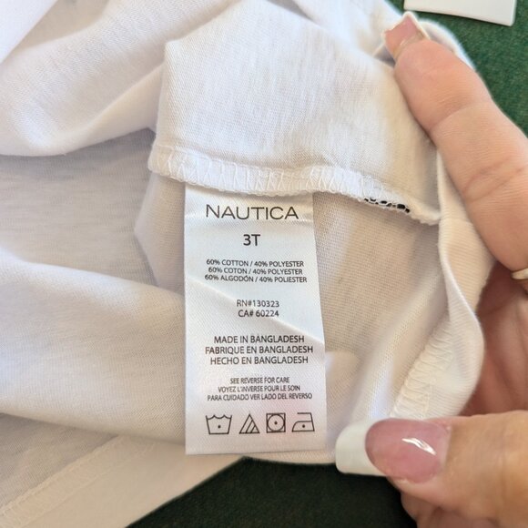 NWT Nautica T-shirt, Button Down, and Short Set 3T 💙 - Picture 4 of 14